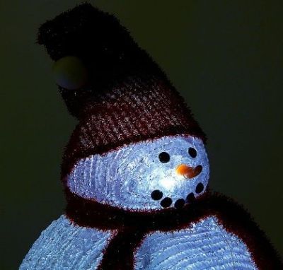 Фигура акрил. "Снеговик средний" (29х23 см.)