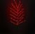 Светодиодный куст "Цветок павлин" улич. (1,5 м., красный)