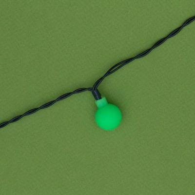 Гирлянда «Нить» 4.5 м с насадками «Шарики», IP44, тёмная нить, 30 LED, свечение мульти, 2 режима, солнечная батарея