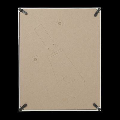 Фоторамка пластик L-6 15х21 см, белый, с небьющимся стеклом