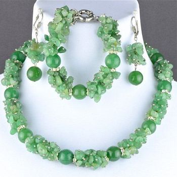 Комплект Нефрит "Каролина" арт.КП147