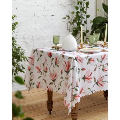 Скатерть Доляна Sakura 150*180 +/- 2 см, 100% п/э