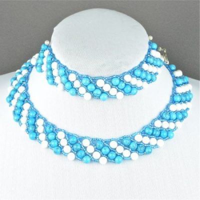 Комплект Кахолонг, прес.Бирюза "Шарм" арт.КАП-978