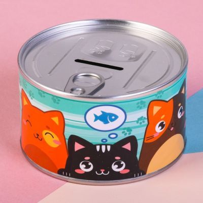 Копилка - консервная банка "А на что копишь ты?"