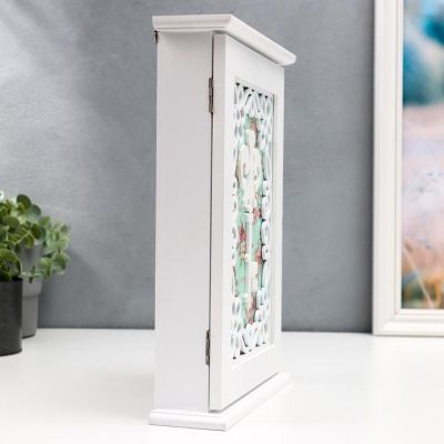 Ключница дерево "Резной ключ" 29,5х22х6 см