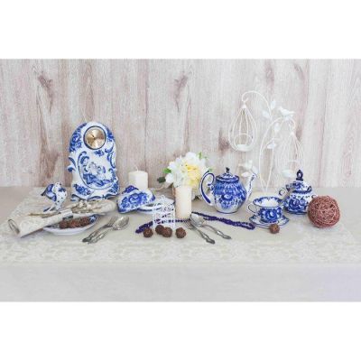 Чайная пара «Мак», гжель