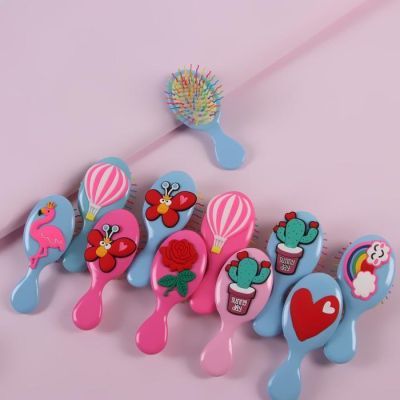 Расчёска массажная, 11 × 6 см, рисунок МИКС