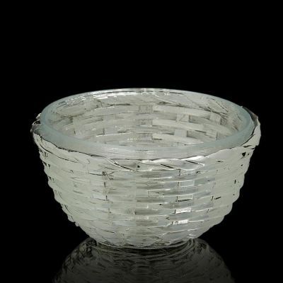 Чаша "Плетение", серебристая