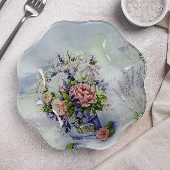 Салатник Доляна «Весенний роман»,d=19 см