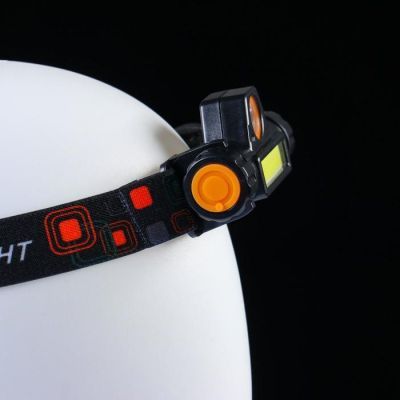 Фонарь налобный аккумуляторный "Мастер К.", 5 Вт, 140 лм, 1200  мАч, 3 режима, USB