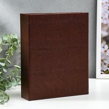 Фотоальбом "Коричневый" на 200 фото 10х15 см. 18,5х5х23 см. ПП карм.