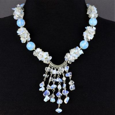 Колье Лунный камень "Рассвет" арт. П3267