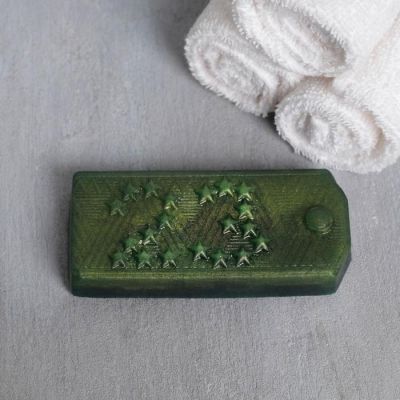 Набор "Сильному духом" гель для душа фляга 250 мл мята и цитрус, мыло-погон 50 г