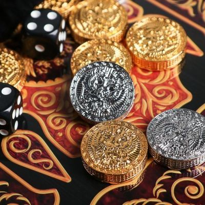 Нарды подарочные «Герб», 24 х 12 см