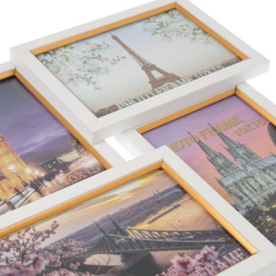Фоторамка "Белая" 29х45 см на 6 фото 10х15 см