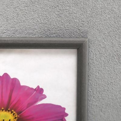 Фоторамка "Серебро матовое" пластик 15х20 см