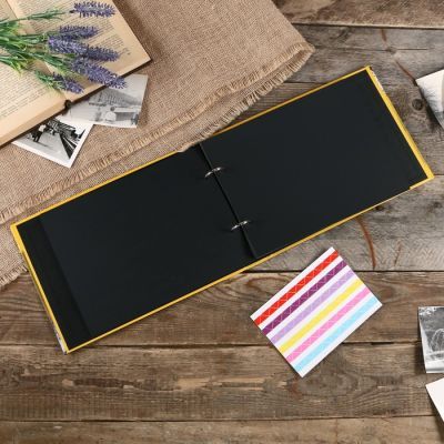 Фотоальбом 25 листов (уголки+кольца) "Гордый лев" 27х19 см