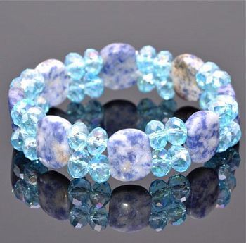 Браслет Лазурит "Эврика" арт. бП1606