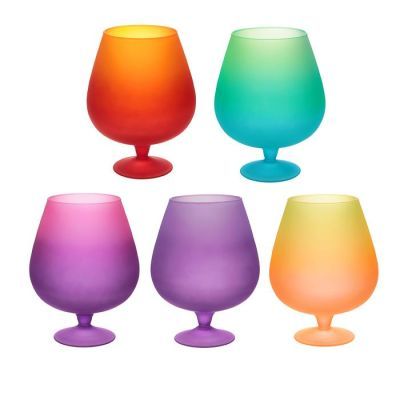 Ваза "Радуга" бренди 5л   28см  МИКС