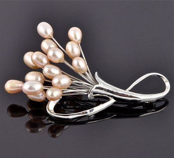 Брошь "Веточка" бшНЖМ-310