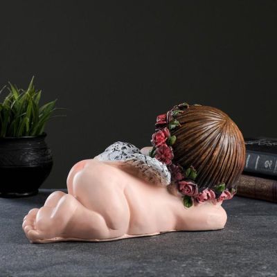 Фигура "Ангел Прелесть №7" лежащий на животе, 15х28х17см