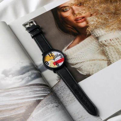 Набор: часы наручные и картхолдер «Всему свое время»