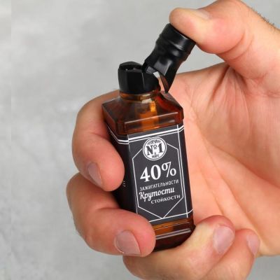 Зажигалка газовая "Мужик", 3 х 10 см