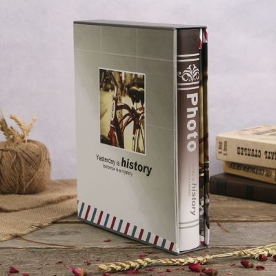 Фотоальбом на 100 фото 13х18 см "Ретро" в коробке МИКС 29,5х23х5,5 см