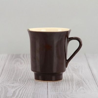 Кружка "Водолей" бело-коричневая, 400 мл, микс