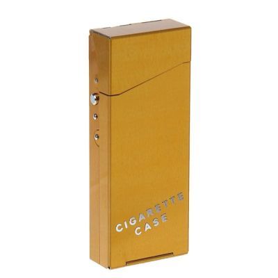 Портсигар прямоугольный, с откидной крышкой, МИКС