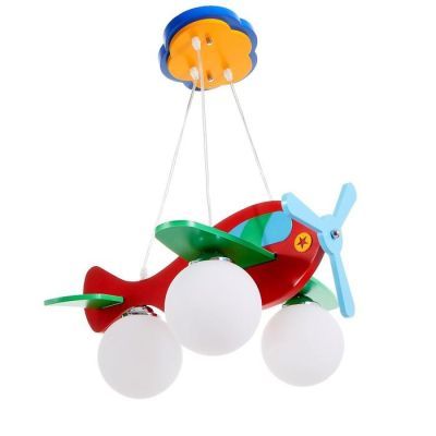 Люстра 6080 "Самолетик" E27 3х60Вт 50х46х90 см