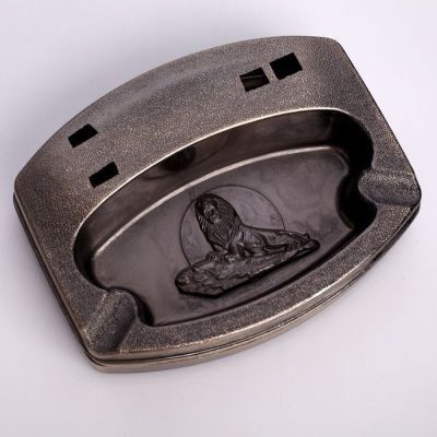 Зажигалка настольная с пепельницей "Покровский собор", пьезо, газ, 14х12х8.5 см