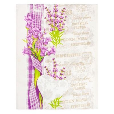 Набор полотенец в пакете "Лаванда " 45х60 см, 160 гр/м, хлопок 100%, вафля, 3 шт