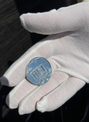 Монета из сплава под серебро «Да/ Нет» в подарочной коробочке (d=3,5 см)