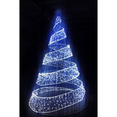 Светодиодная фигура «Золотая ёлочка», 150 × 300 × 150 см, 250 Вт, 220 В