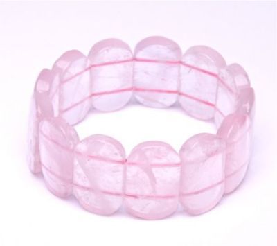 Браслет Розовый кварц "Лилу" арт.бНКР-3(25-16)-19-1