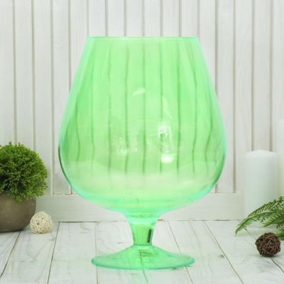 Ваза "Бренди" микс прозрачн. 5л,  d-14см; 19х28см