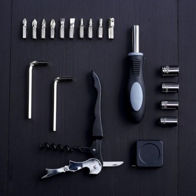 Набор инструментов в бочке "Самому", подарочная упаковка, 19 предметов