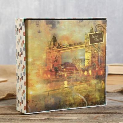 Фотоальбом BRAUBERG на 200 фотографий 10х15 см "Тауэр"