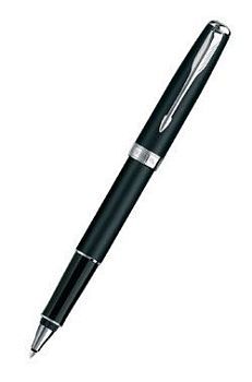 T 529  роллер Sonnet Matte Black CT ручка Parker (арт. - S0818110)