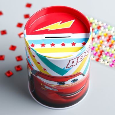 Копилка для декорирования стразами "Достигни своей цели" Тачки