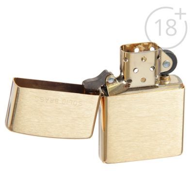 Зажигалка ZIPPO 204 с покрытием Brushed Brass