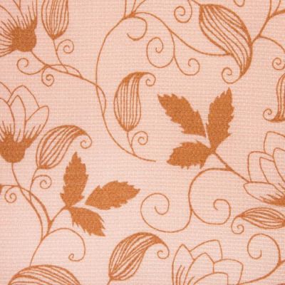 Полотенце Доляна «Цветочные узоры» 25х50 см, розовый, 100% хл., вафельное полотно 160 г/м