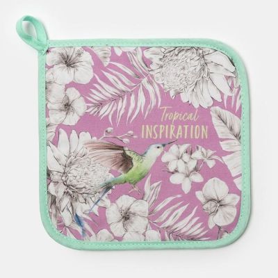 Прихватка "Tropical" 19х19 саржа,100% х/л,ватин 250г/м2