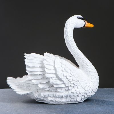 Копилка "Лебедь средний белый" 39см