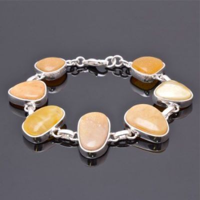 Браслет Янтарь "Осеннее танго" арт.ЯК-1390