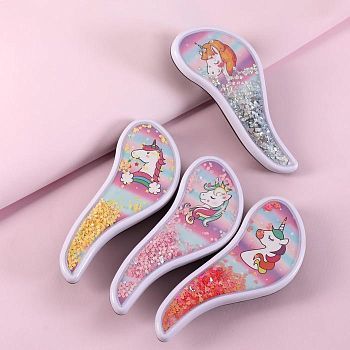 Расчёска-шейкер, 7,5 × 18 см, рисунок МИКС