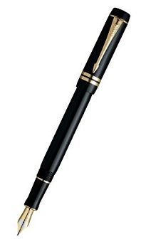 F 74 Black перьевая ручка Parker Duofold International (арт. - S0690410)