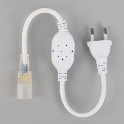 Гибкий неон Luazon Lighting 16 мм D-образный, IP67, 50 м, SMD2835, 120 LED/м, 220 В, свечение синее