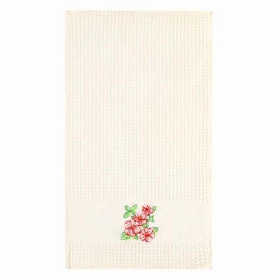 Набор вафельных полотенец Розовые облака 33х60 см, 100% хл, 2 шт